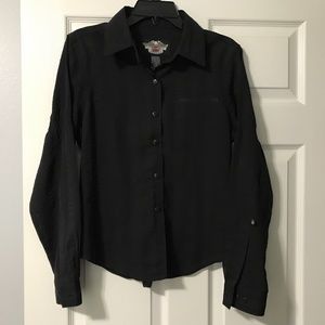 EUC Very Pretty Harley-Davidson Blouse